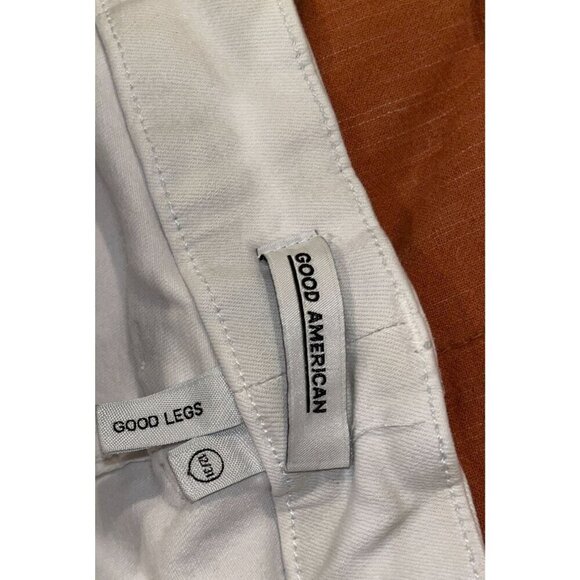 Good American Womens White Good Legs High Rise Skinny Jeans Size 12/31 - Picture 5 of 10